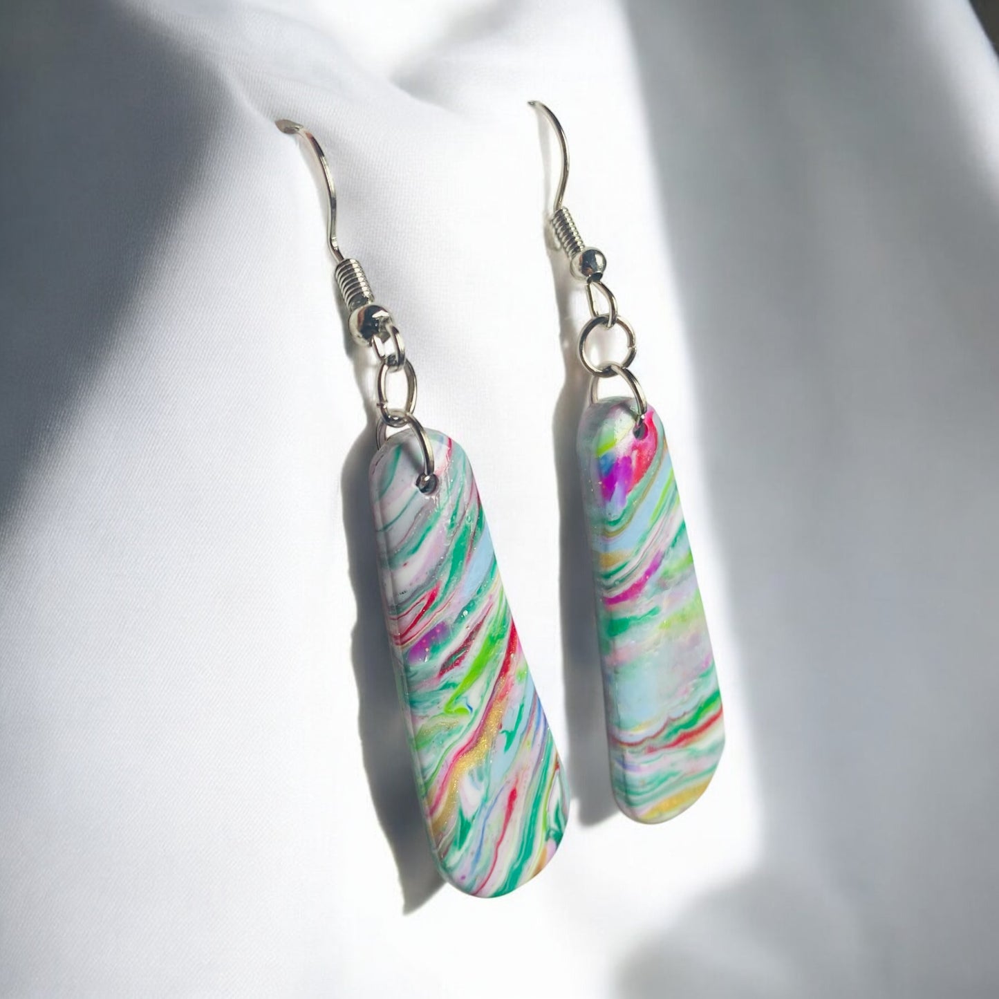Rainbow Vortex Earrings