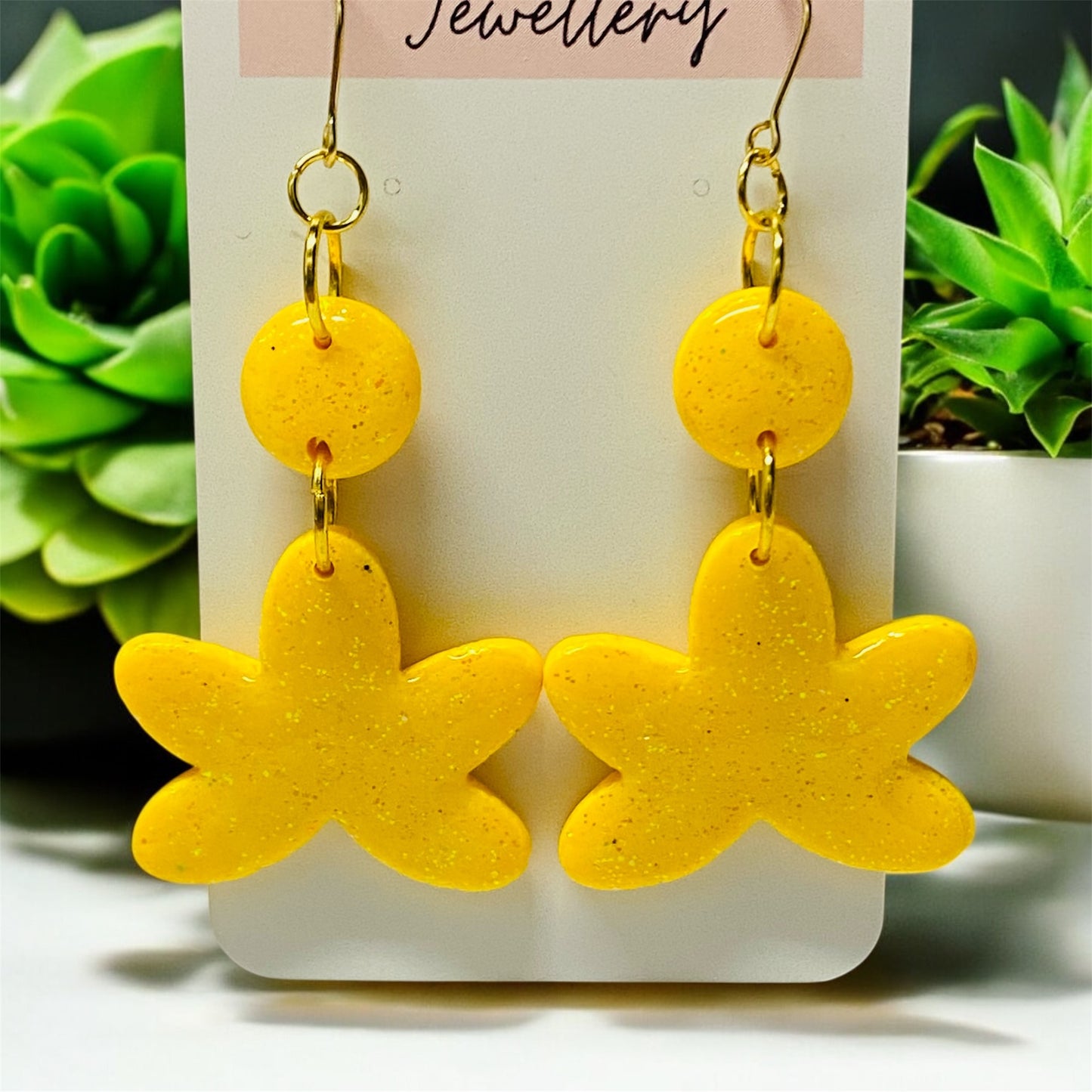 Sunlit Leaf Earrings