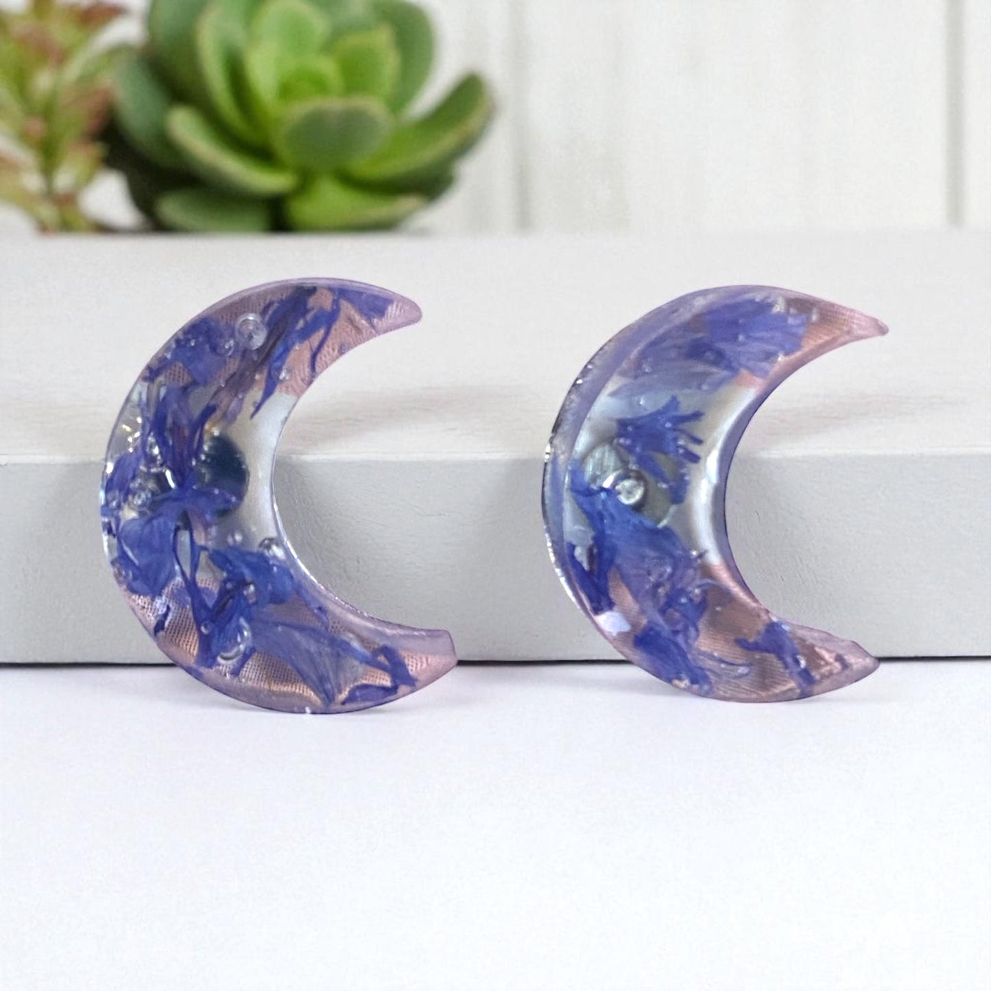 Lunar Bloom Studs
