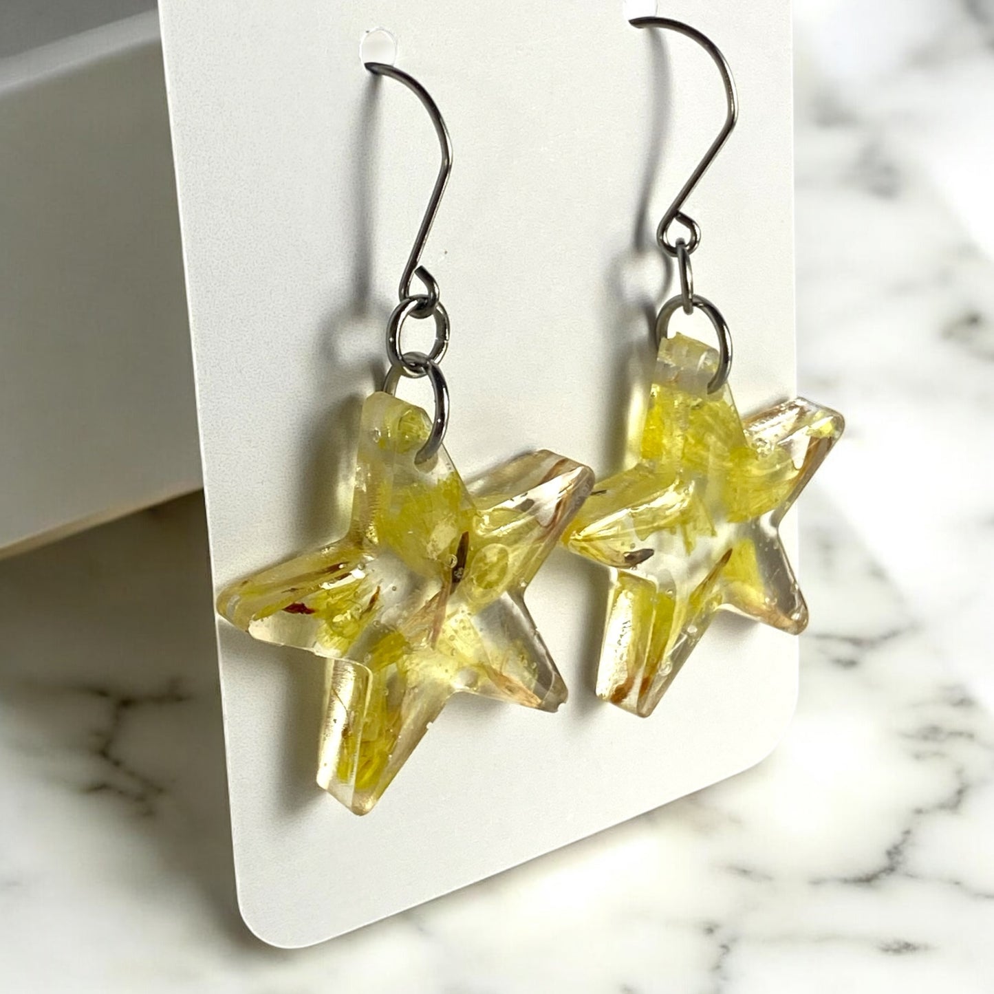 Stellar Bloom Dangly Earrings