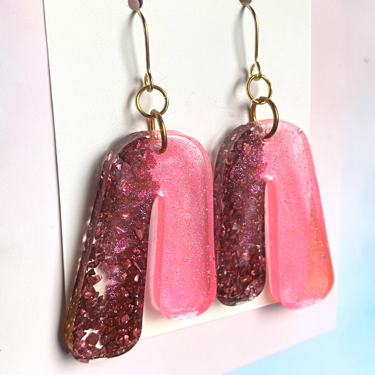 Rose Shard Earrings