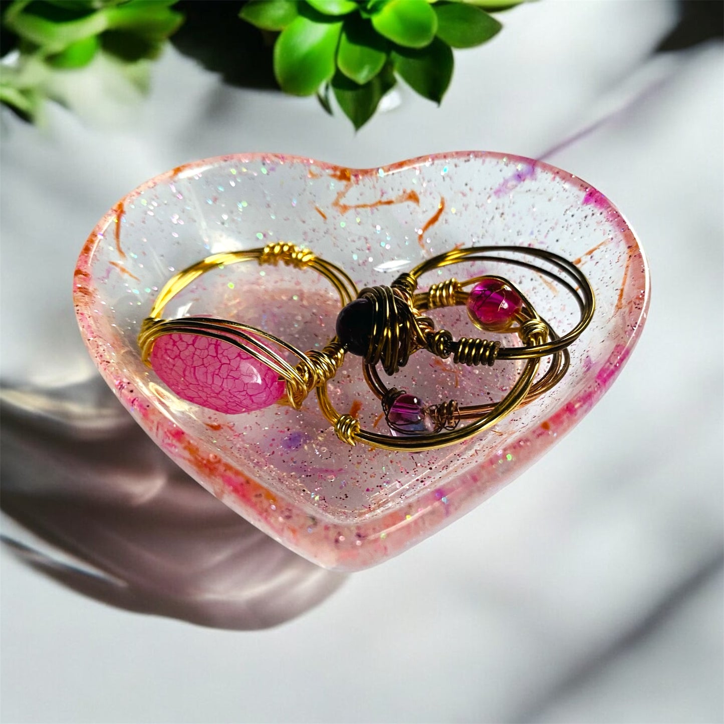 Confetti of Love - Heart Trinket Dish