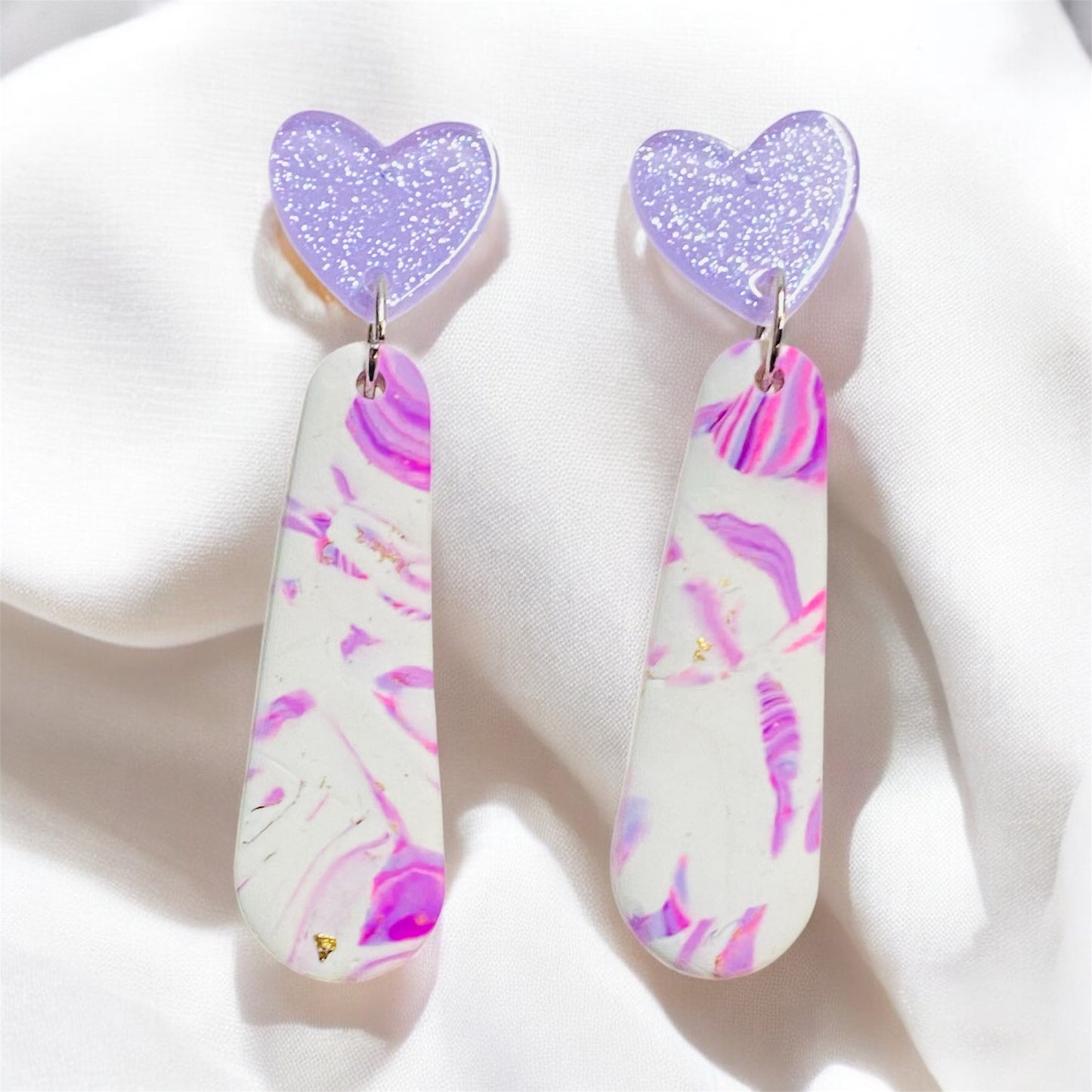 Lilac Drop Earrings