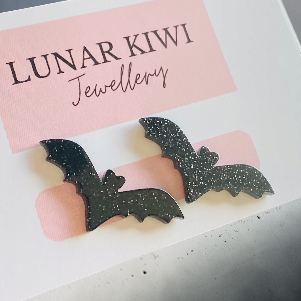 Midnight Bat Studs