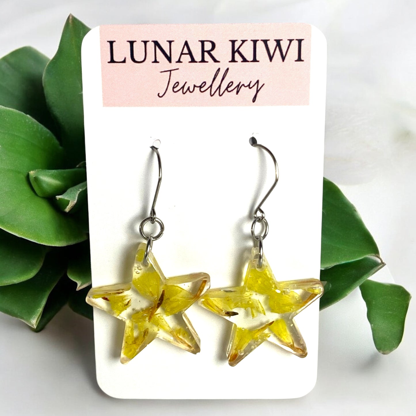 Stellar Bloom Dangly Earrings
