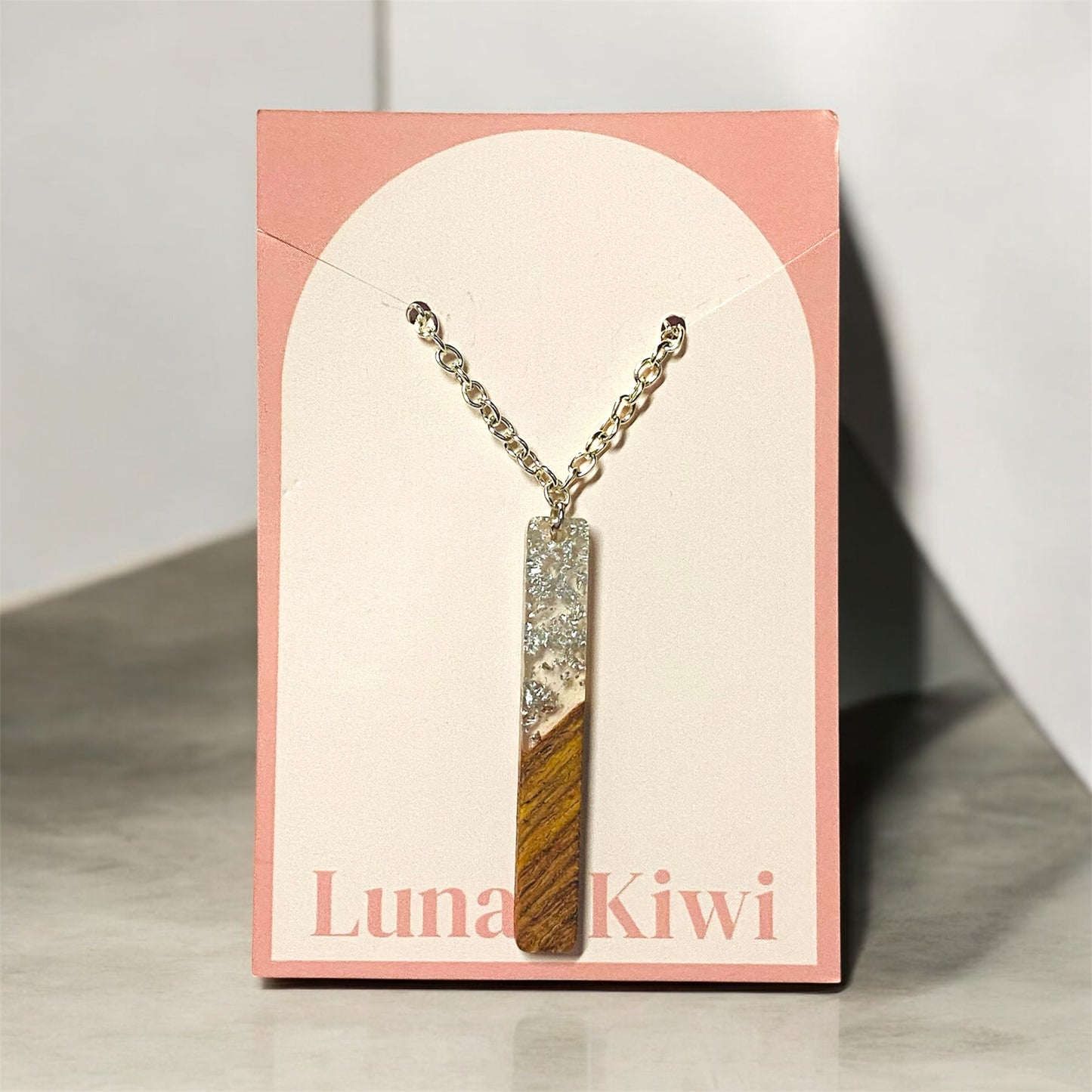 Resin & Wood Necklace