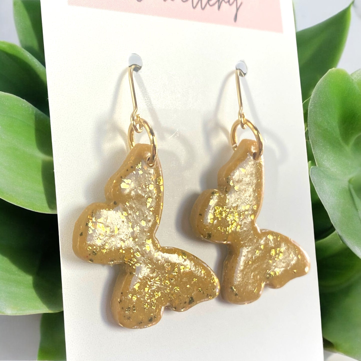 Golden Caramel Butterflies