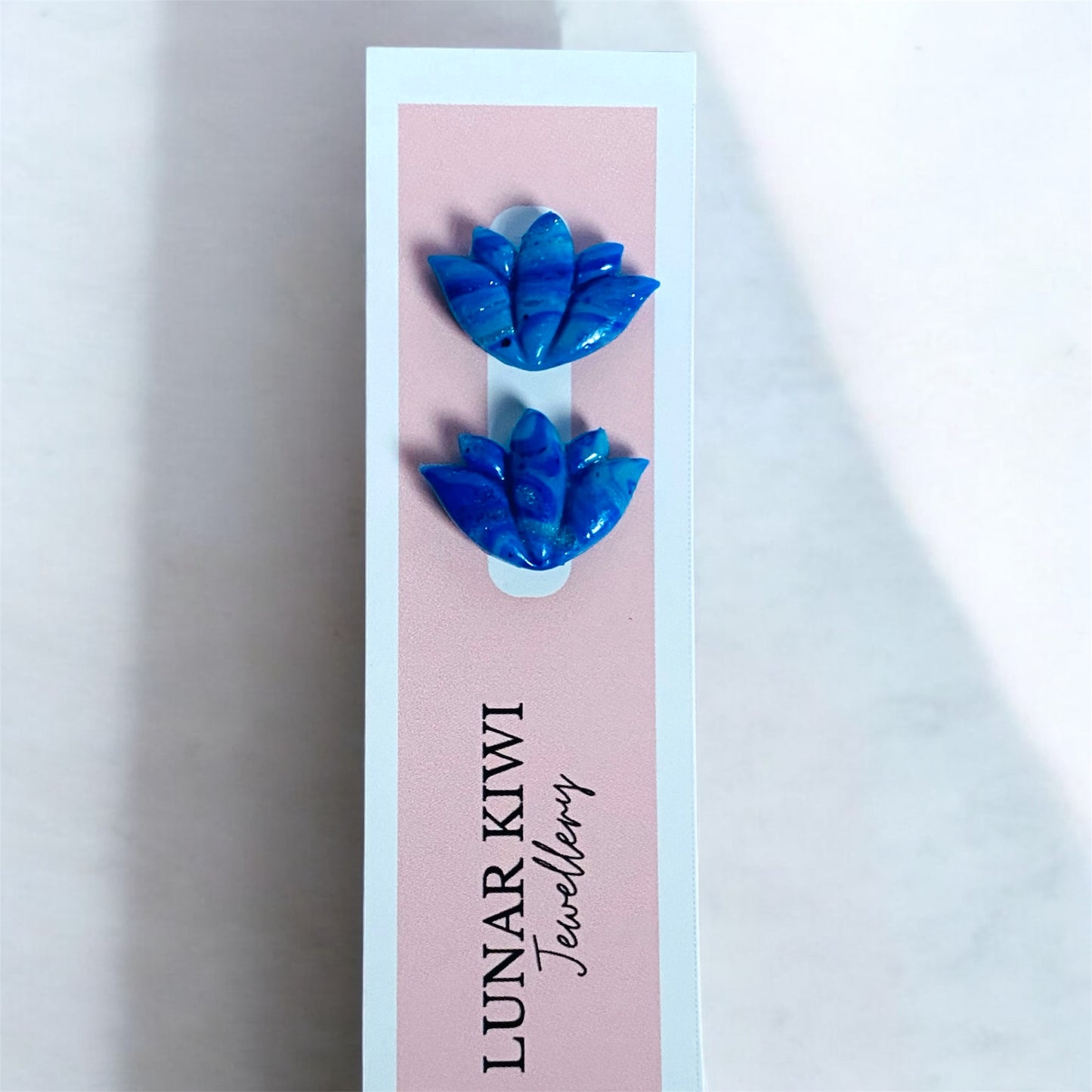 Blue Lotus Studs