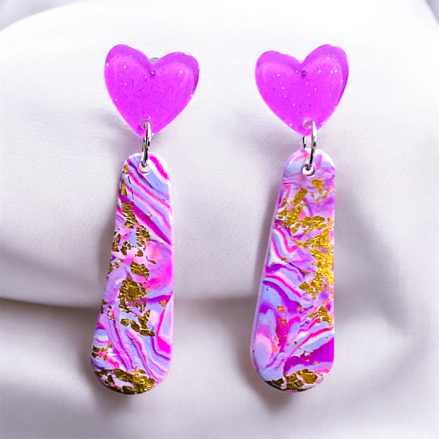 Lilac Drop Earrings