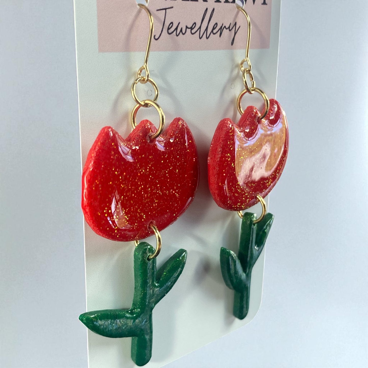 Spring Tulip Earrings 2.0