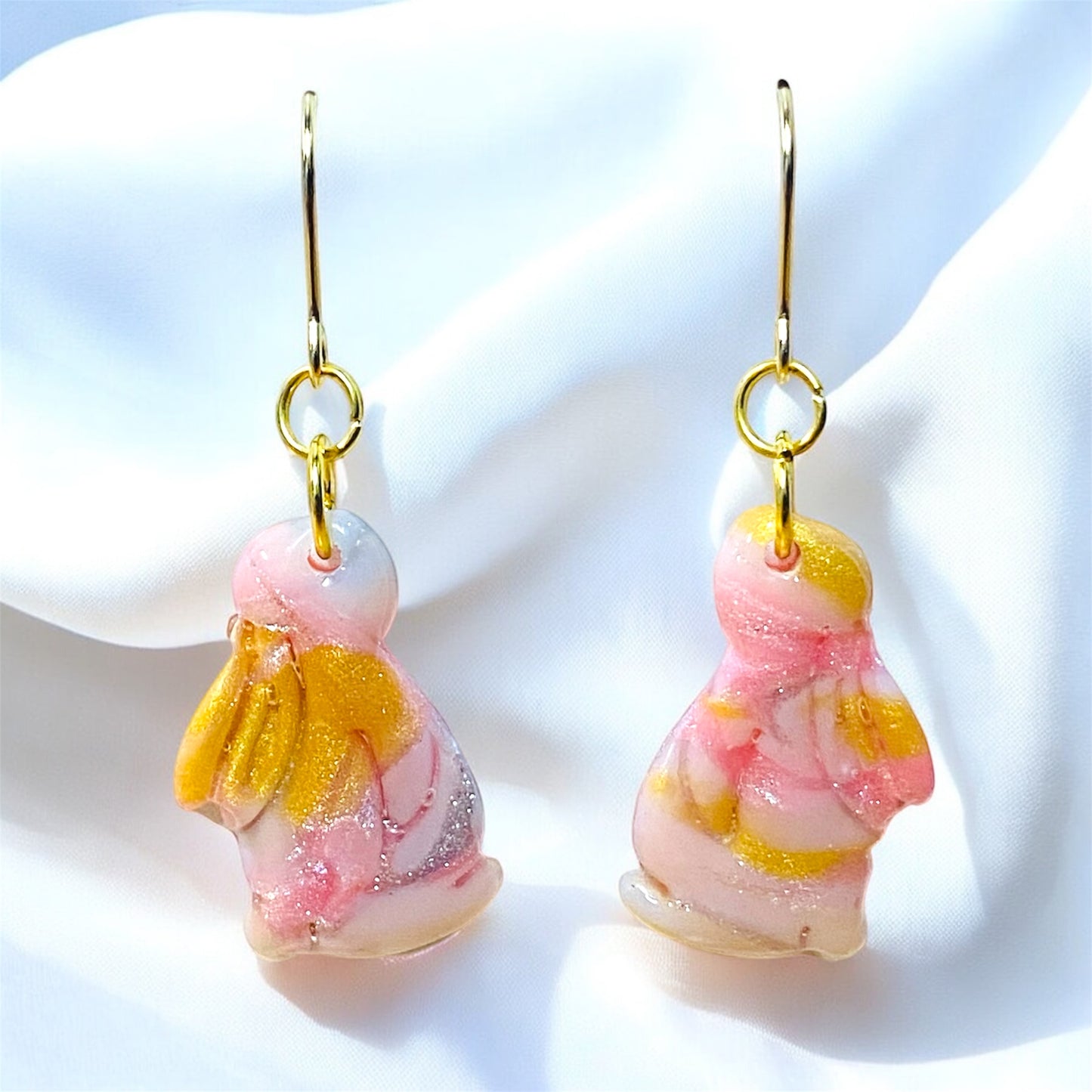 Bunny Dangly Earrings