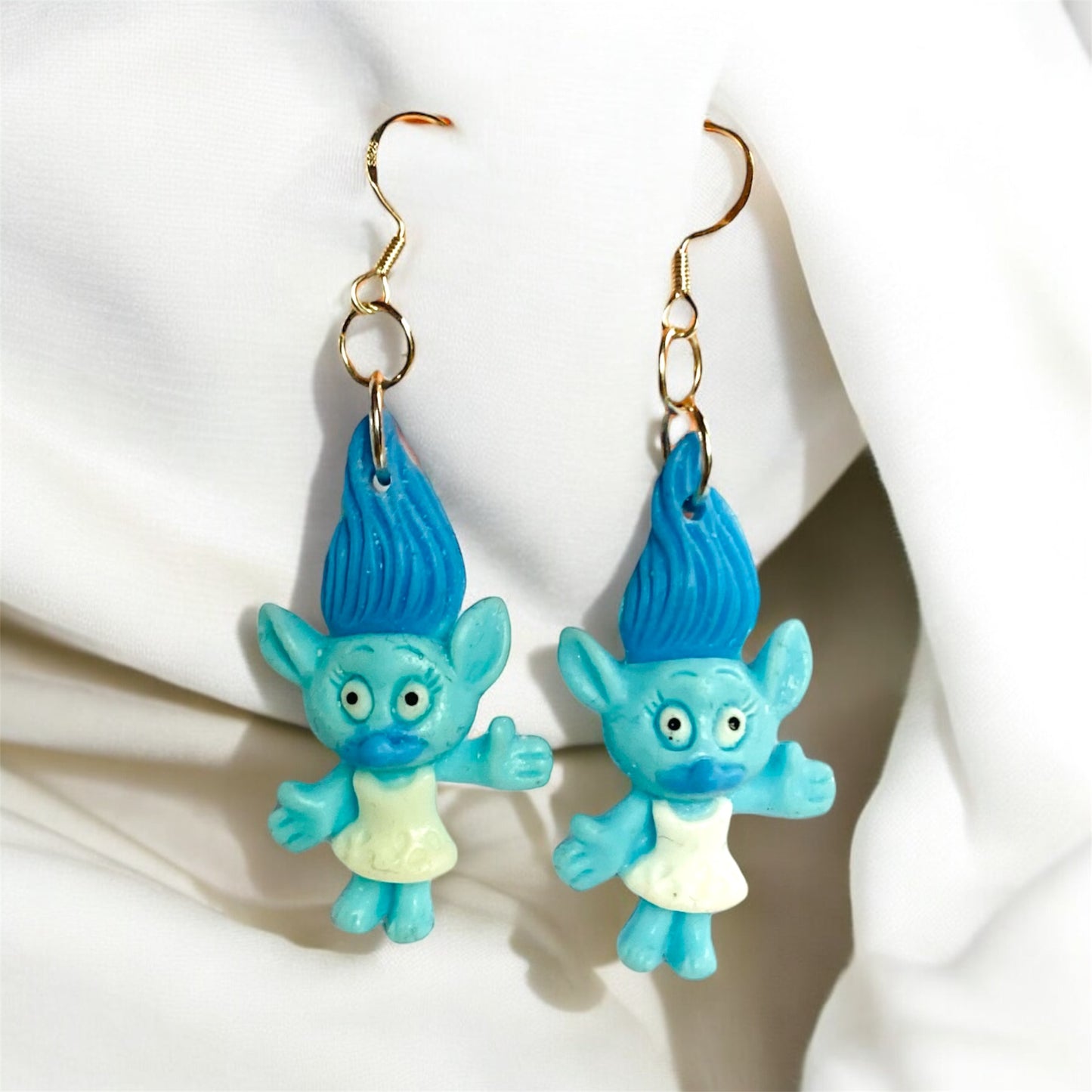 Maddy Blue Troll Earrings