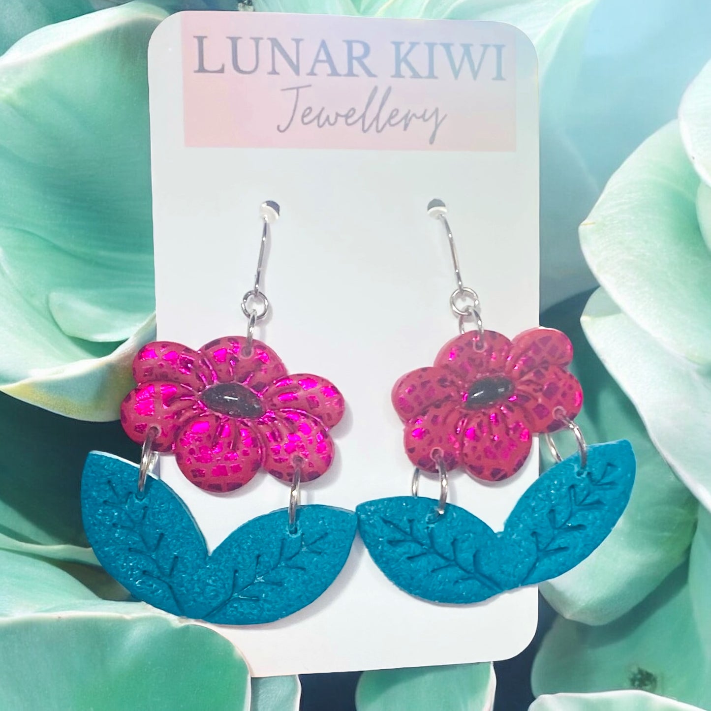 Purple Bloom Earrings