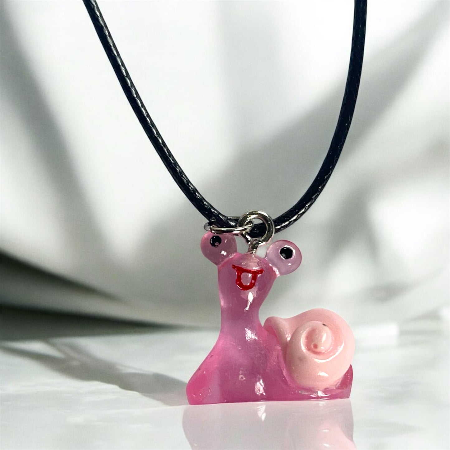 Fairy Snail Charm Necklaces