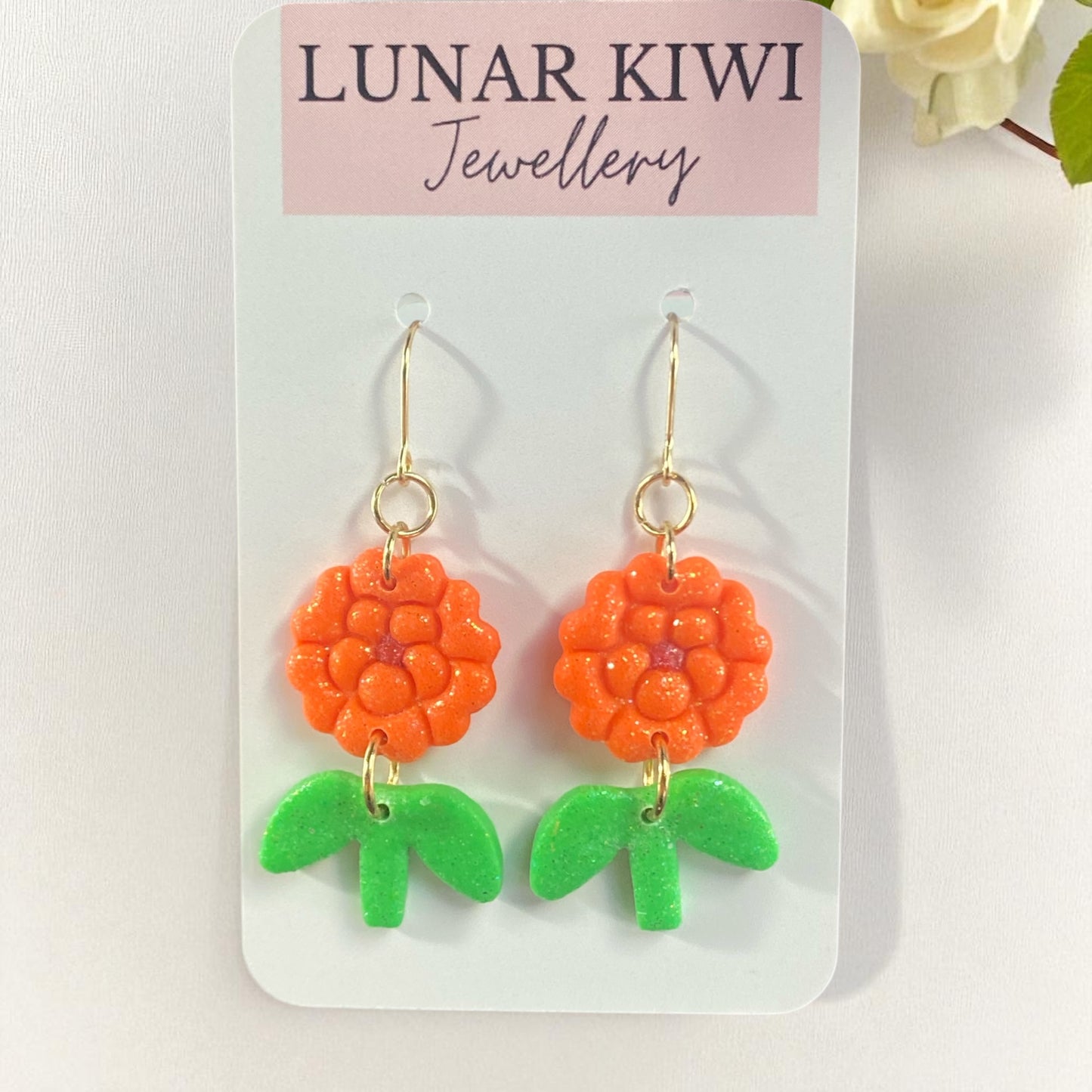 Orange Blossom Earrings