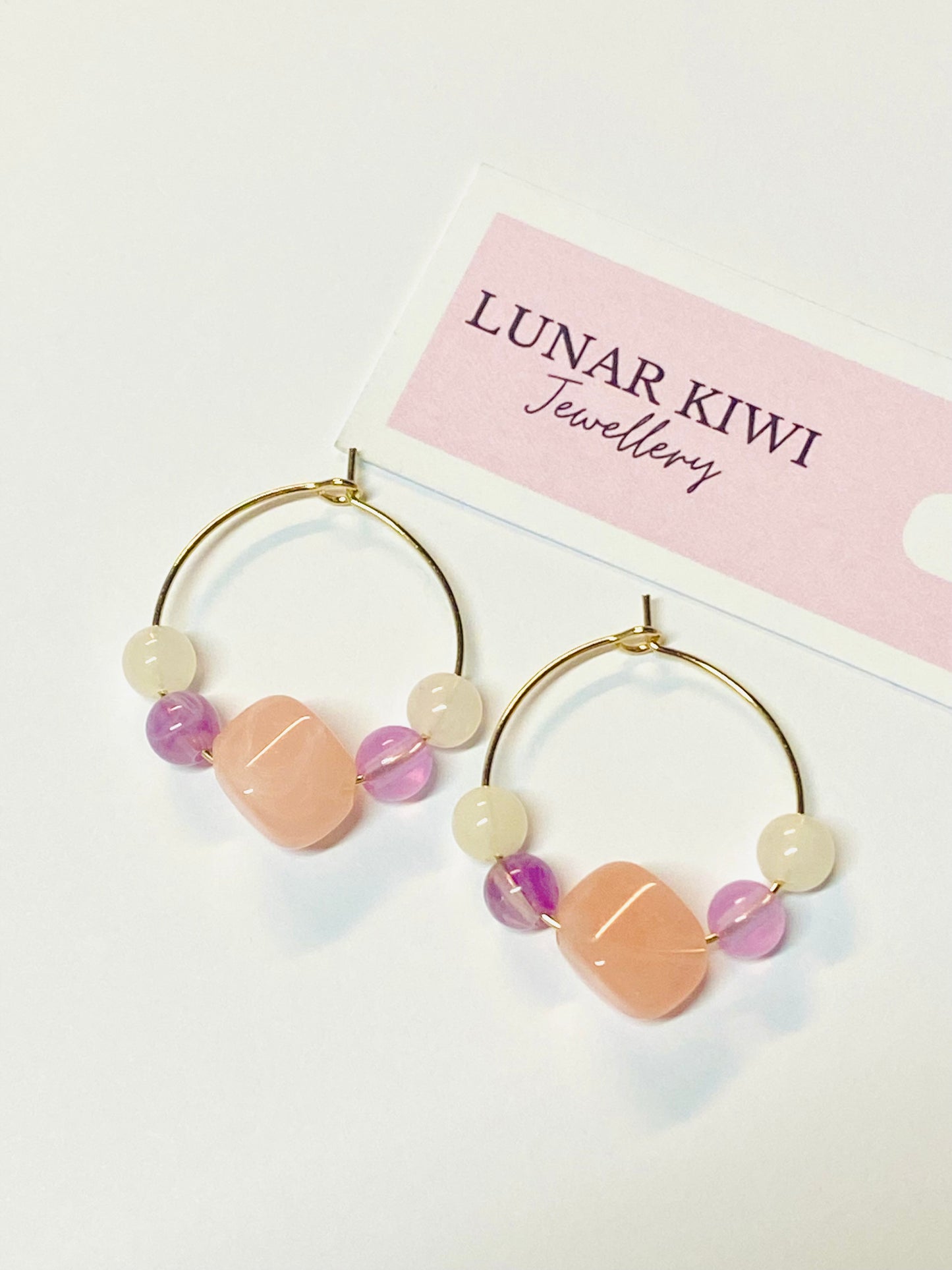 Serendipity Beaded Hoop Earrings