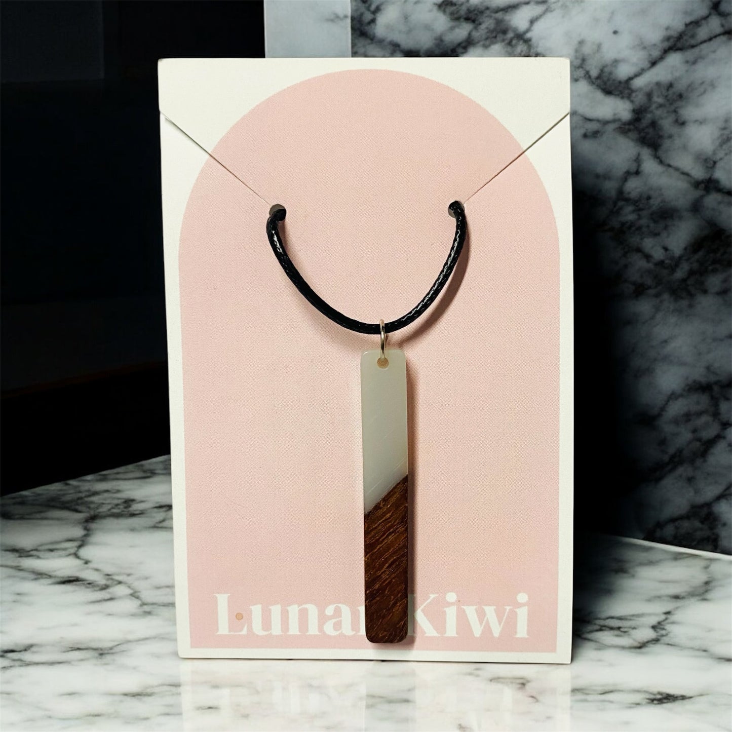 Resin & Wood Necklace