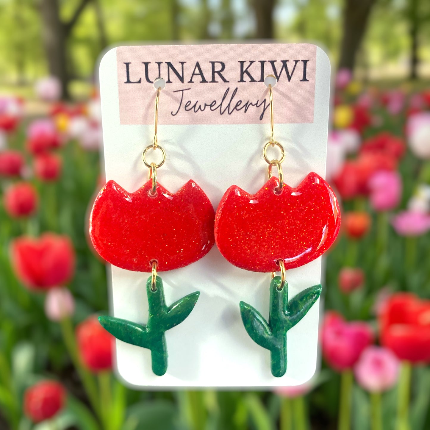 Spring Tulip Earrings 2.0