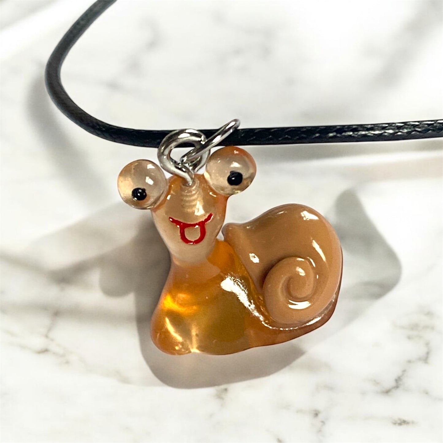 Fairy Snail Charm Necklaces