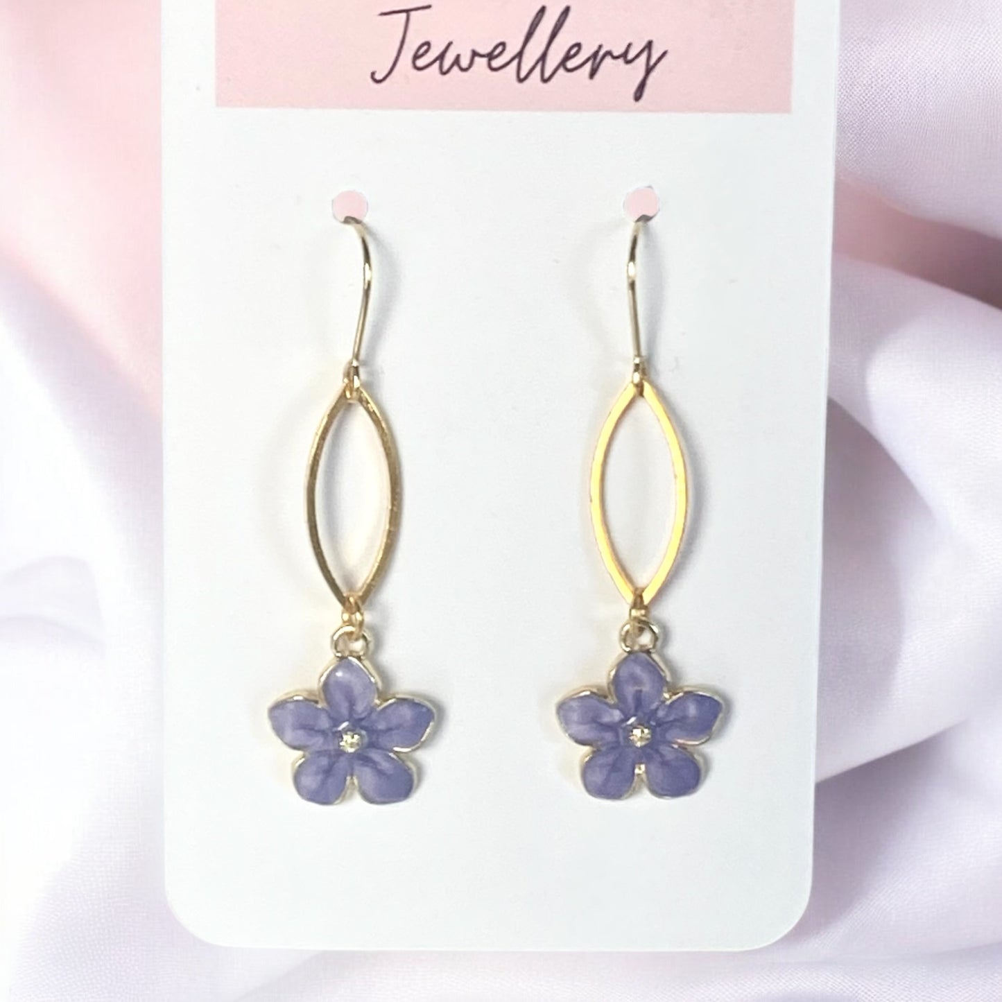 Violet Bloom Earrings
