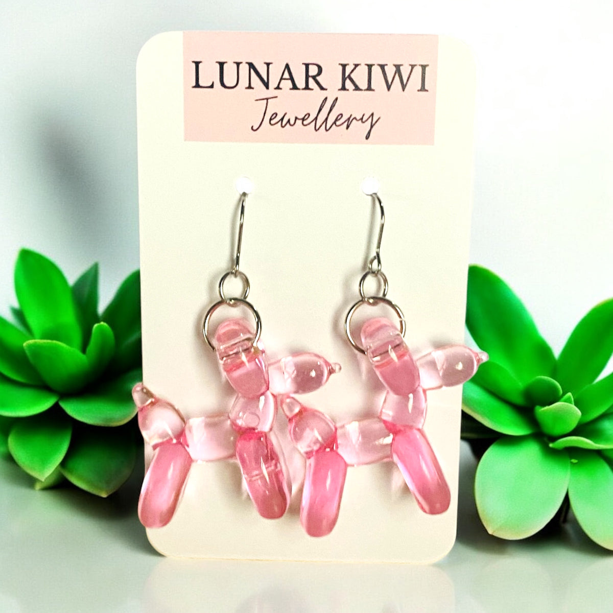 Balloon Dog Earrings