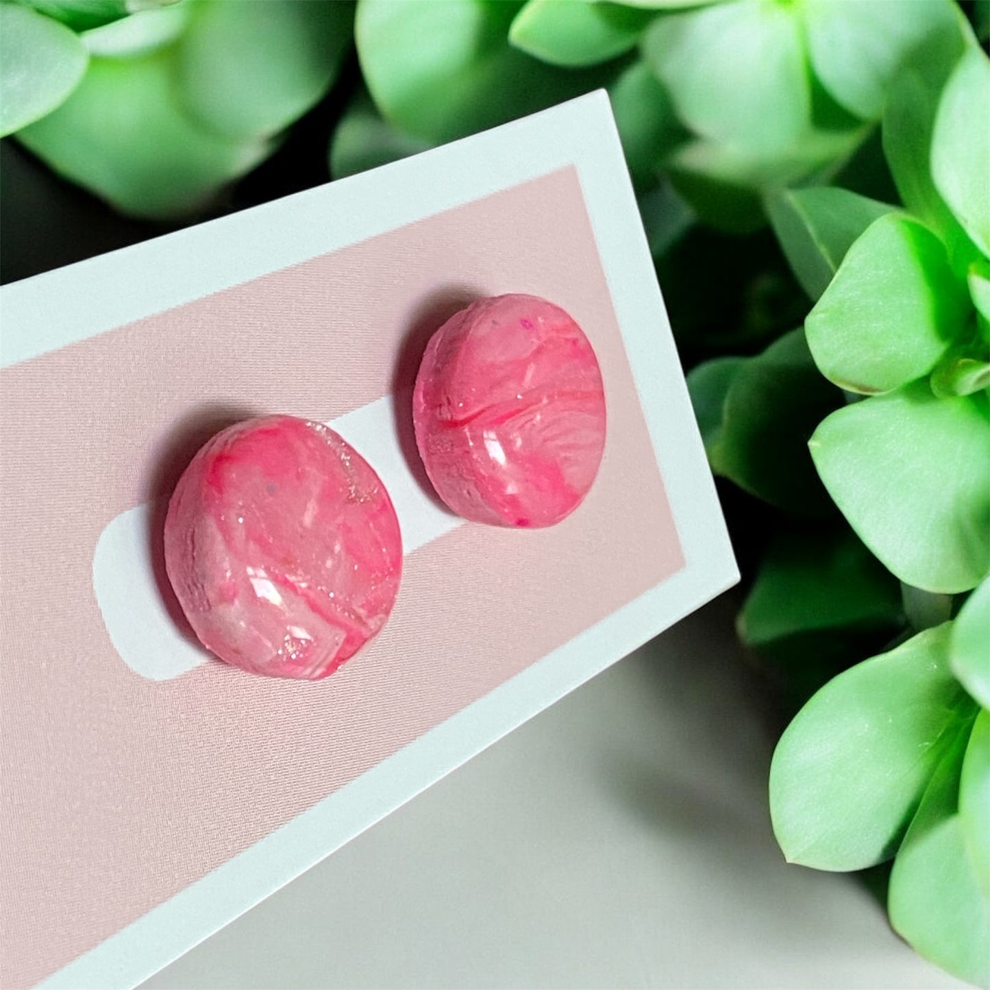 Blushing Blooms Stud Earrings