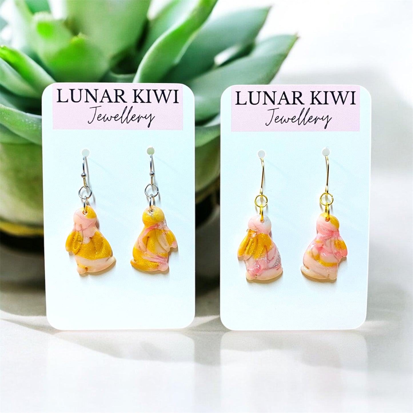 Bunny Dangly Earrings