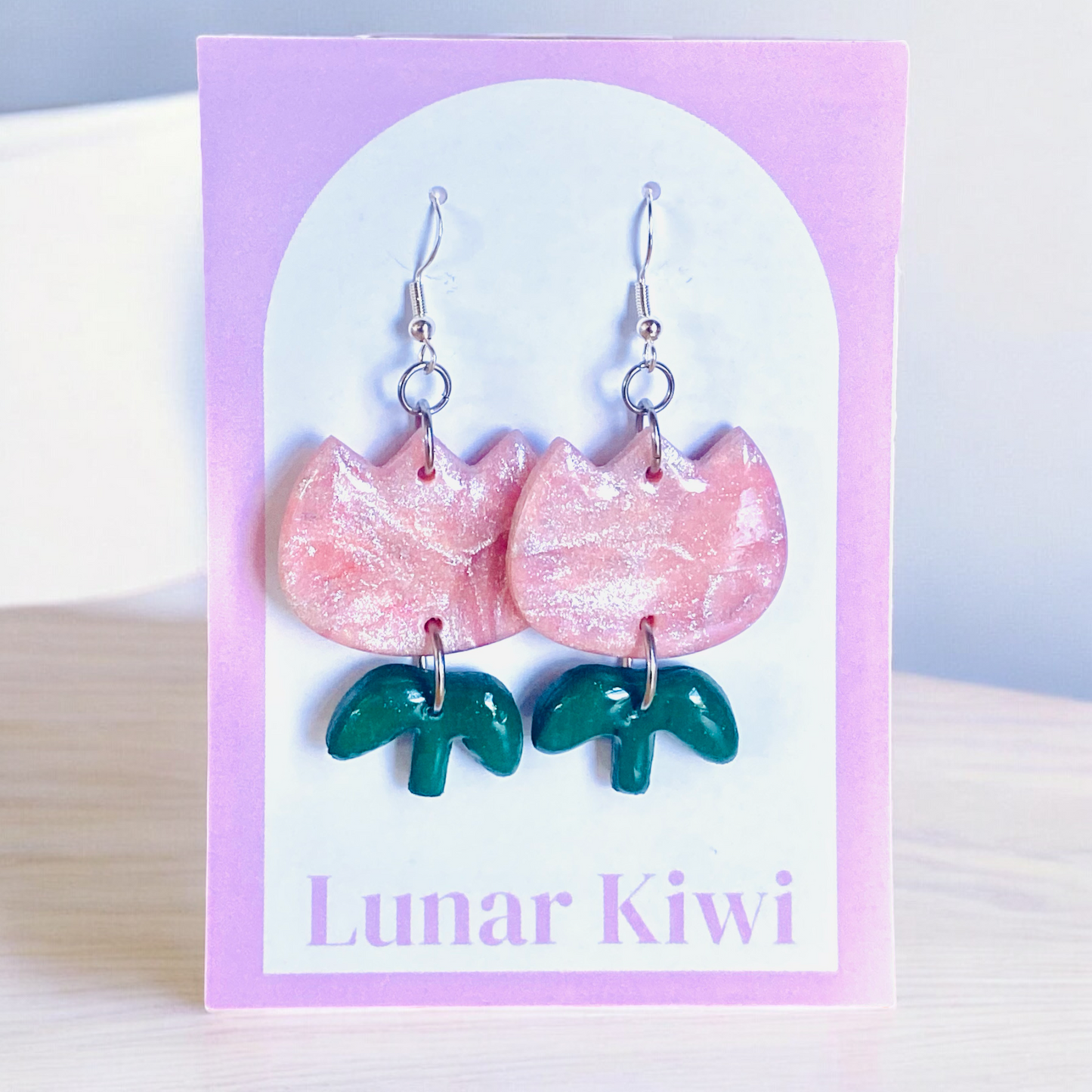 Spring Bloom Tulip Earrings