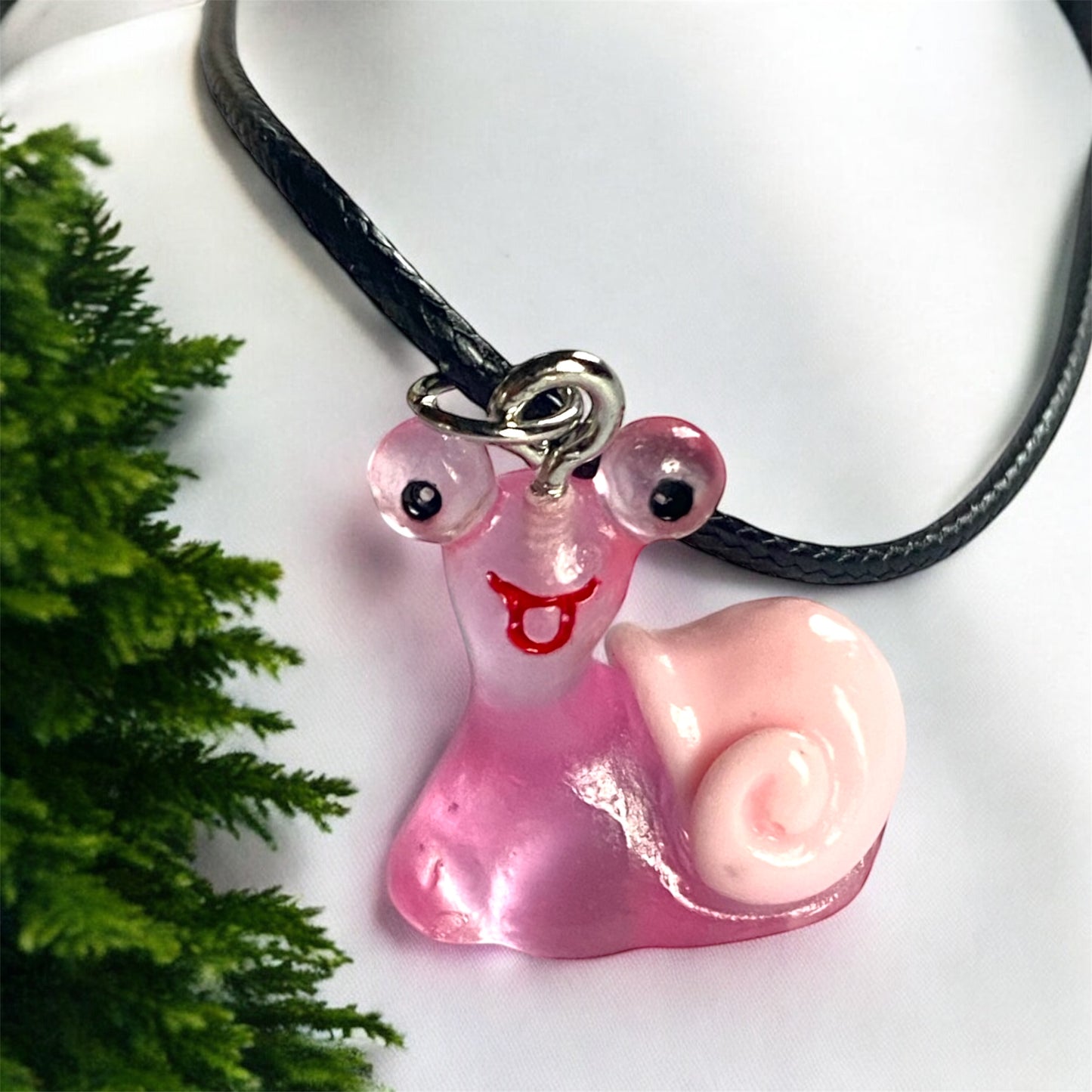 Fairy Snail Charm Necklaces