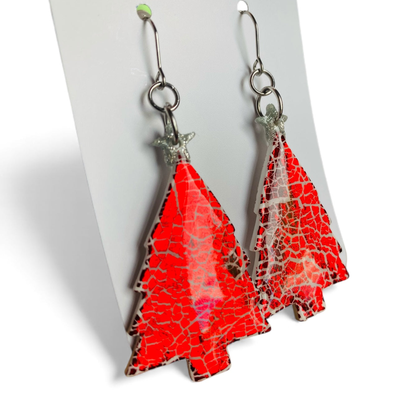 Red Sparkle Xmas Trees