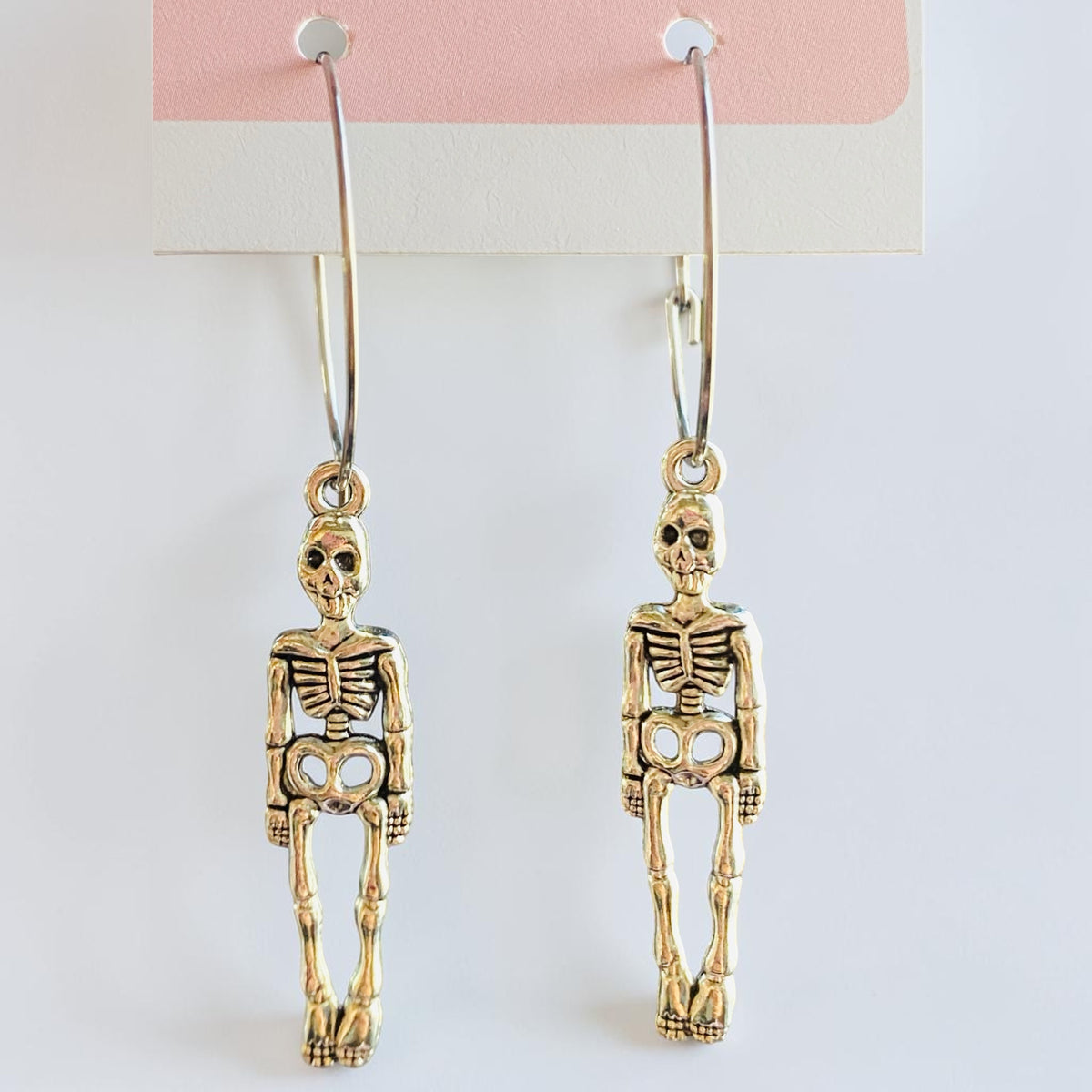 Skeleton Hoop Earrings