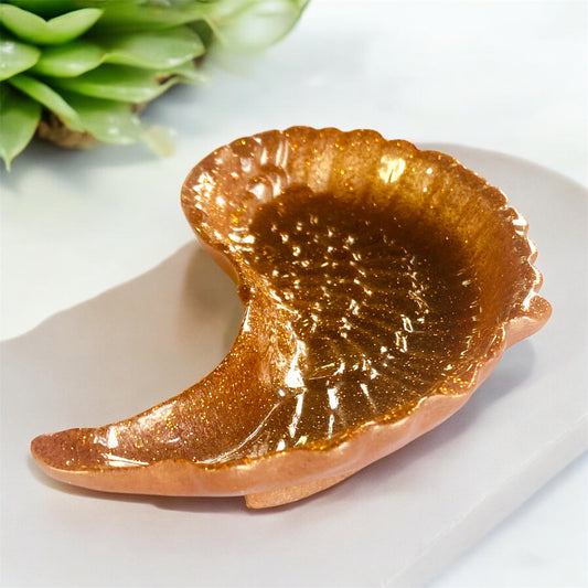 Heavenly Sparkle Angel Wing Trinket Dish
