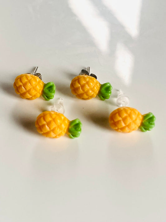 Golden Pineapple Studs