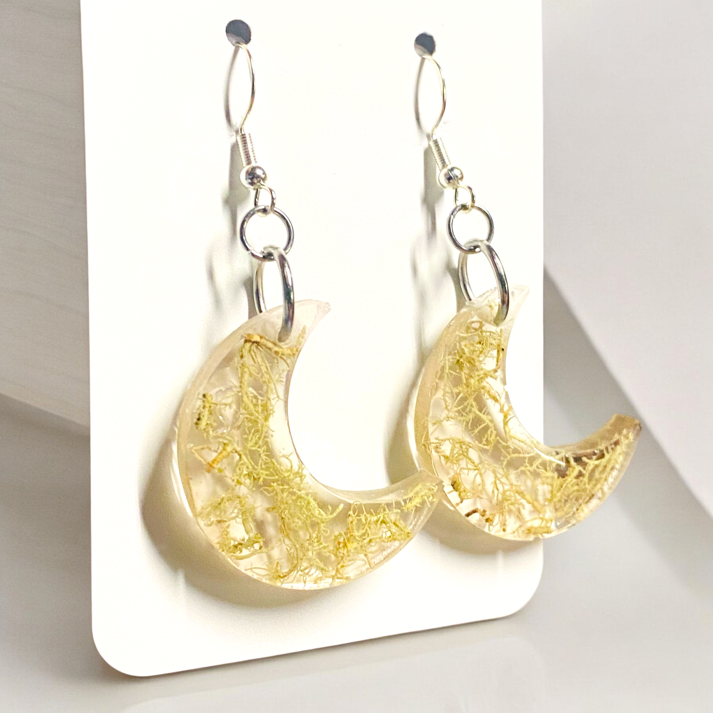 Lunar Bloom Dangly Earrings