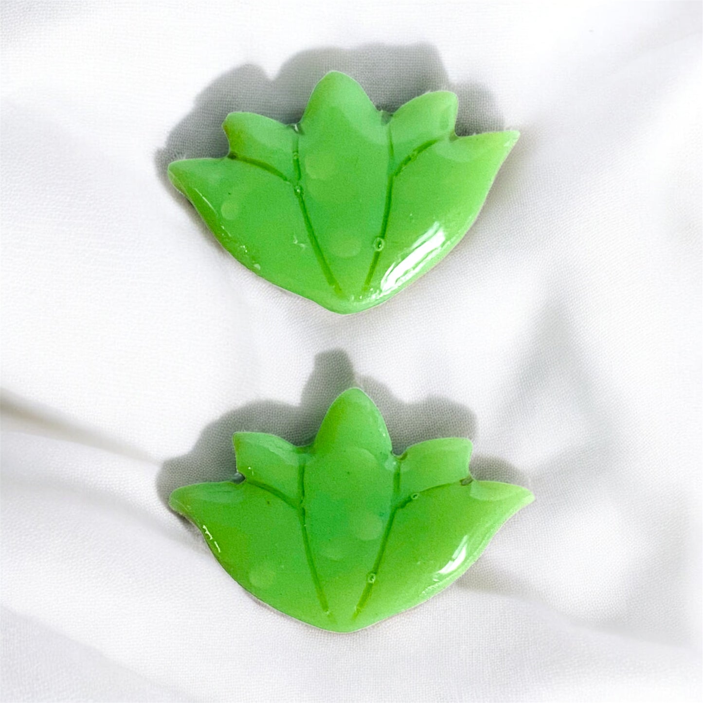 Green Lotus Studs