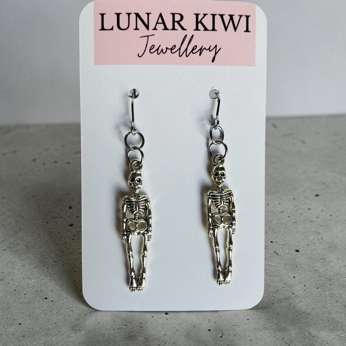 Skeleton Dangly Earrings