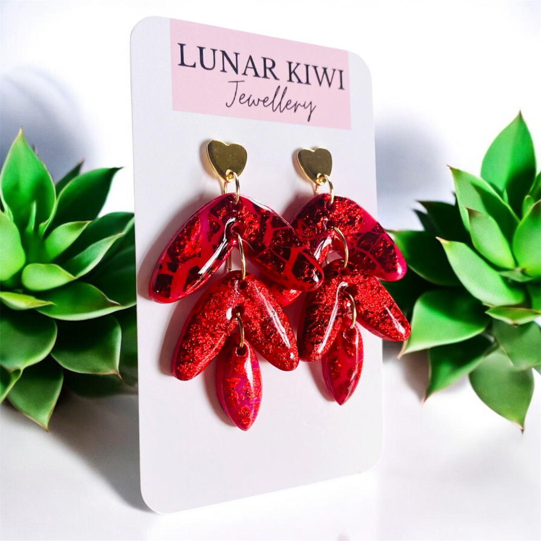 Ruby Rush Earrings