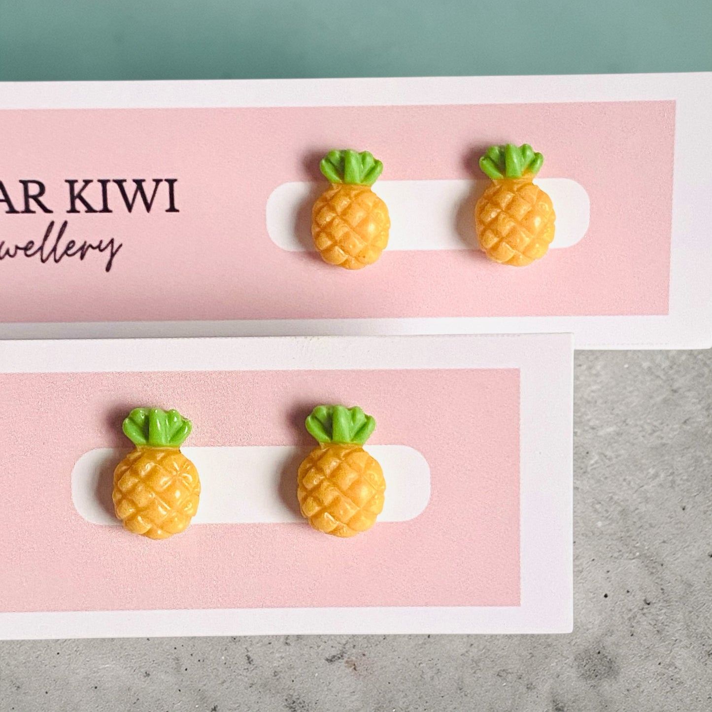 Golden Pineapple Studs