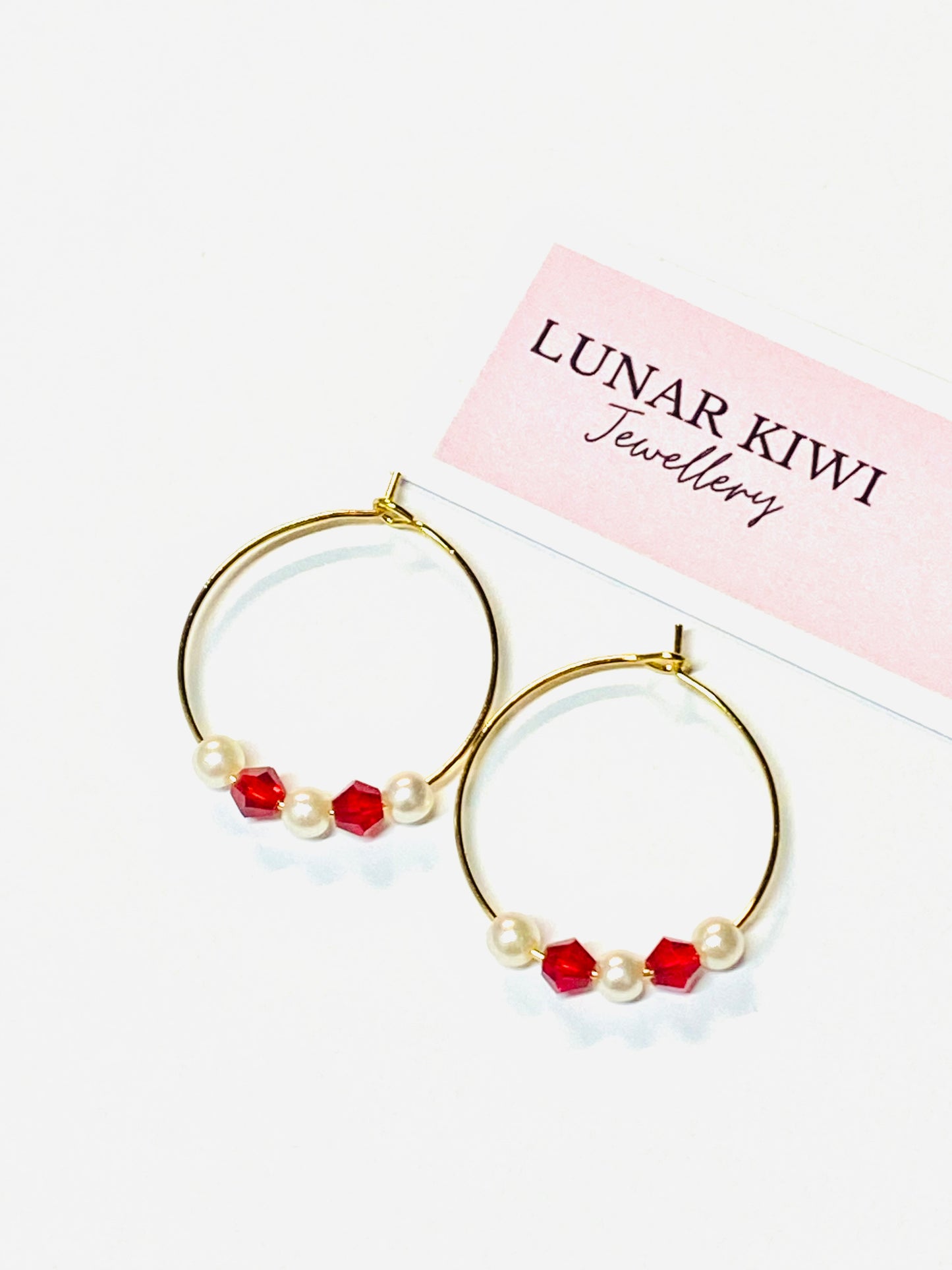 Euphoria Beaded Hoop Earrings