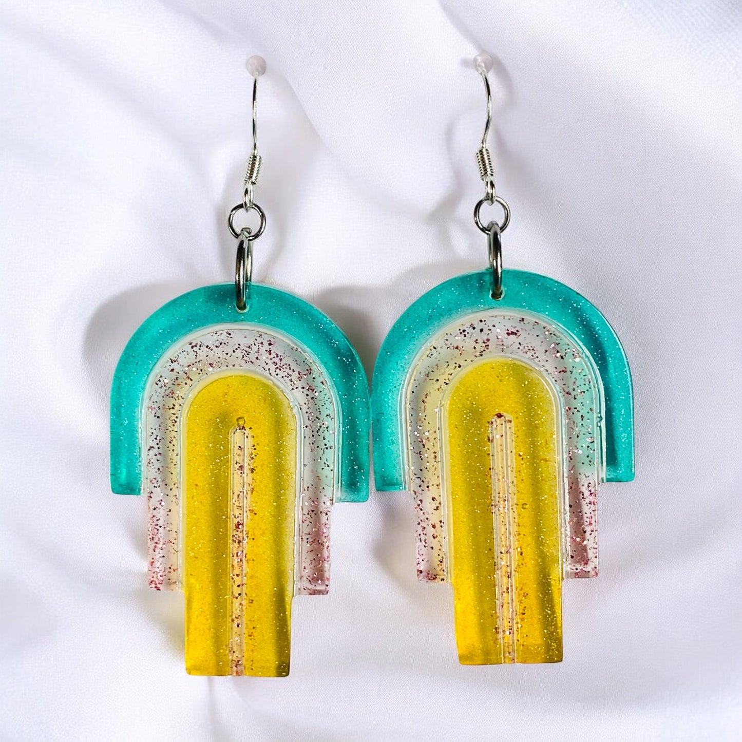 Spring Fusion Rainbow Earrings