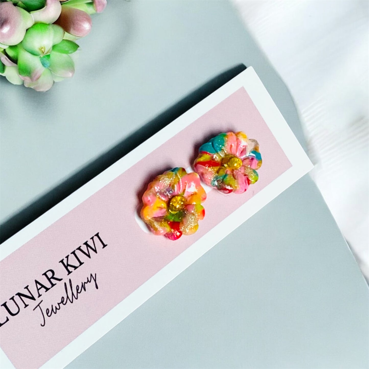 Party Petal Stud Earrings
