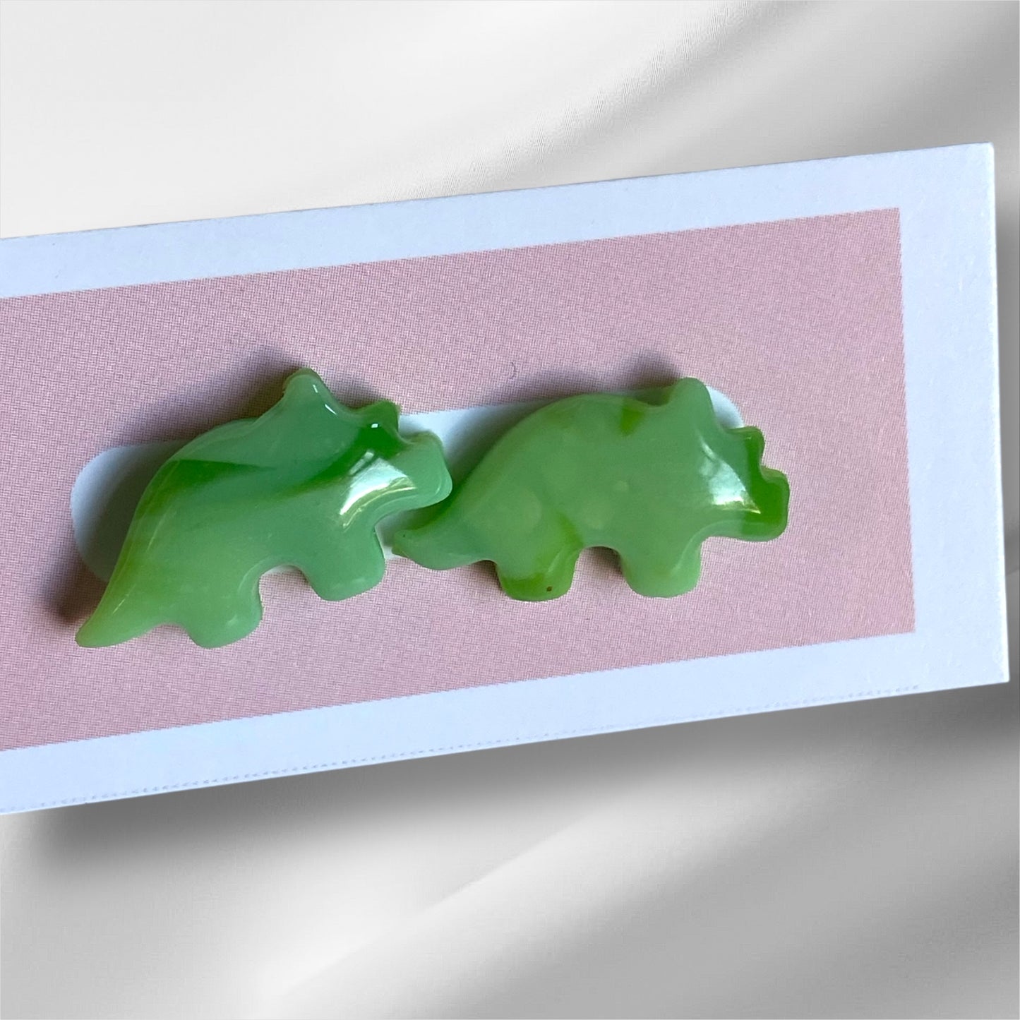 Triceratops Stud Earrings