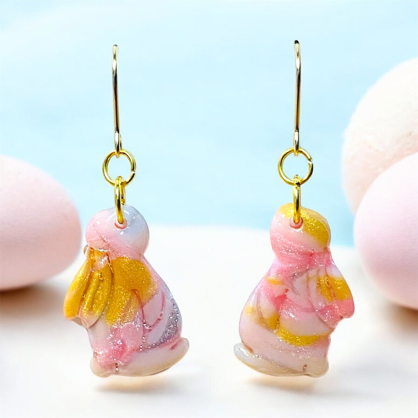 Bunny Dangly Earrings