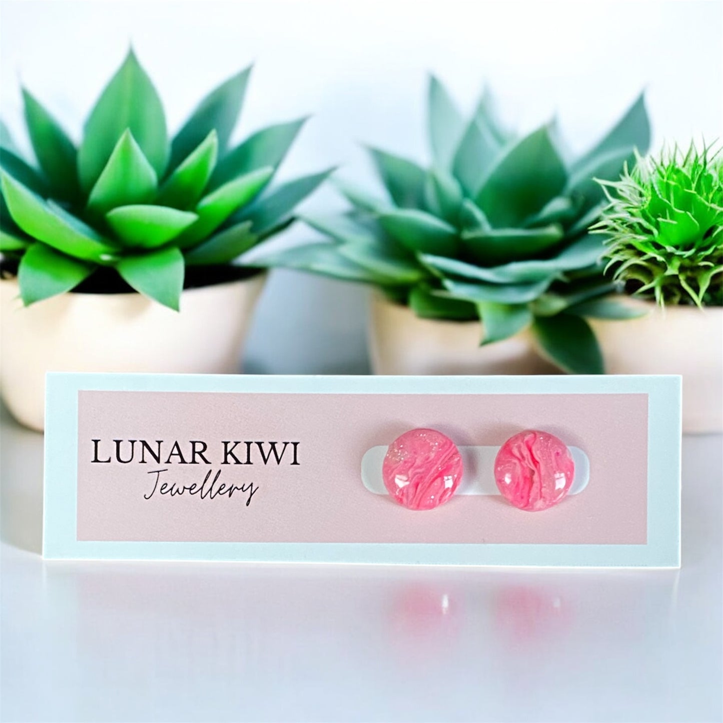 Blushing Blooms Stud Earrings