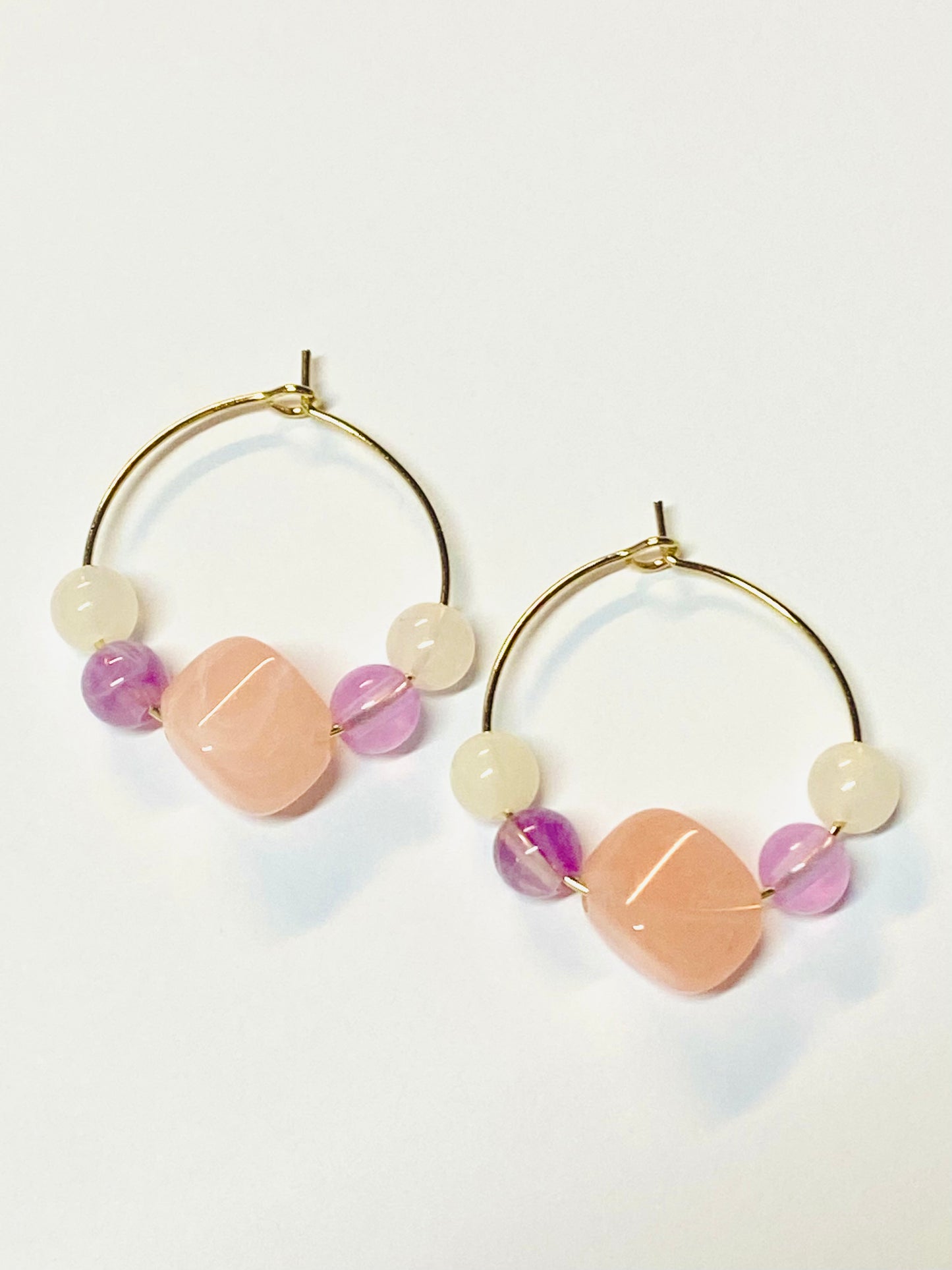 Serendipity Beaded Hoop Earrings