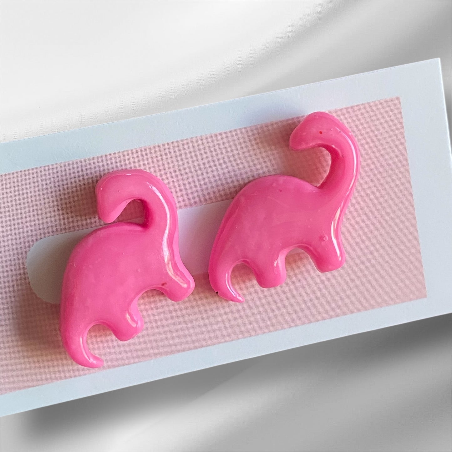 Long Neck Dino Studs