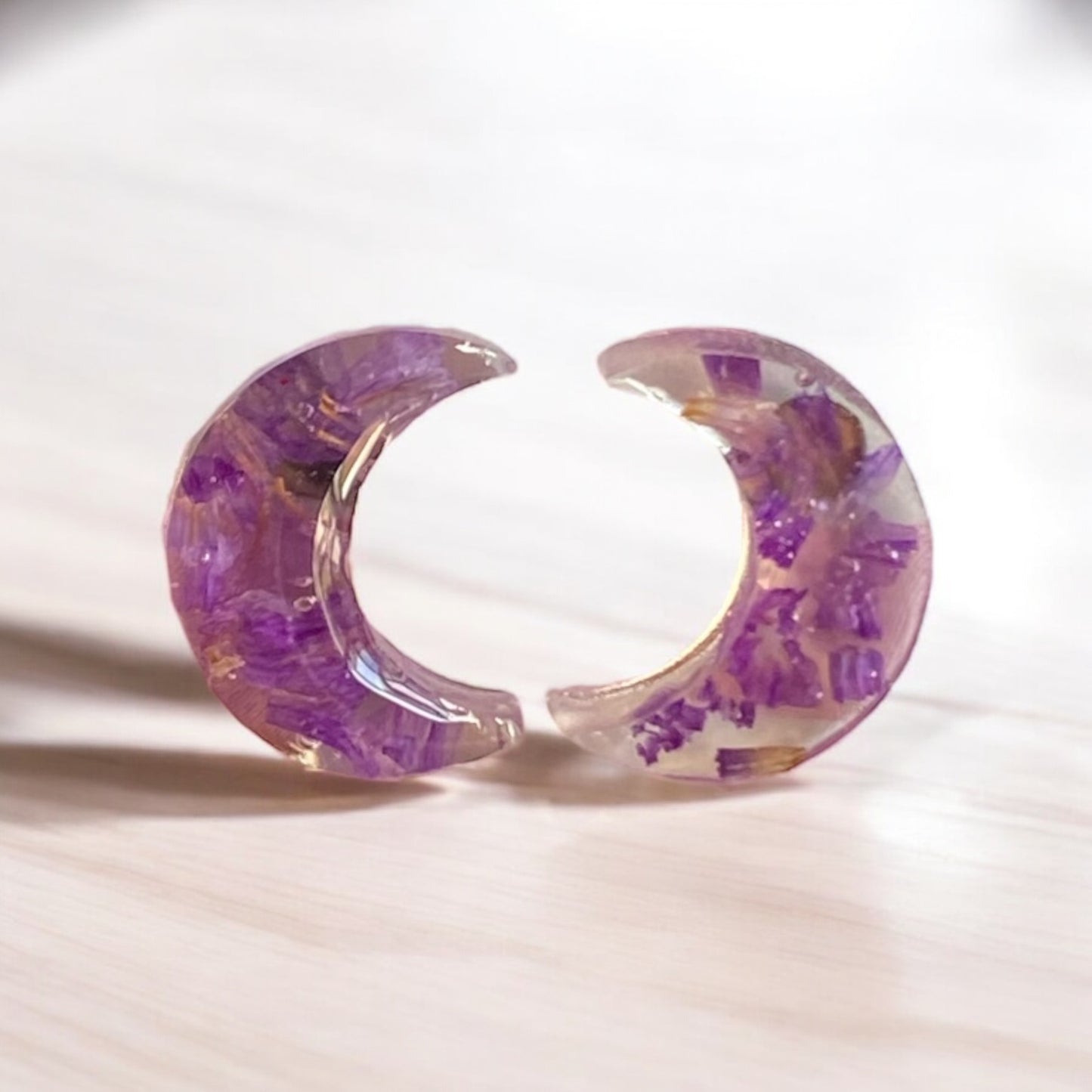 Lunar Bloom Studs