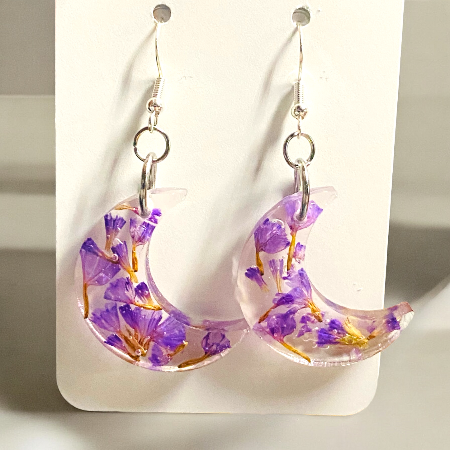 Lunar Bloom Dangly Earrings