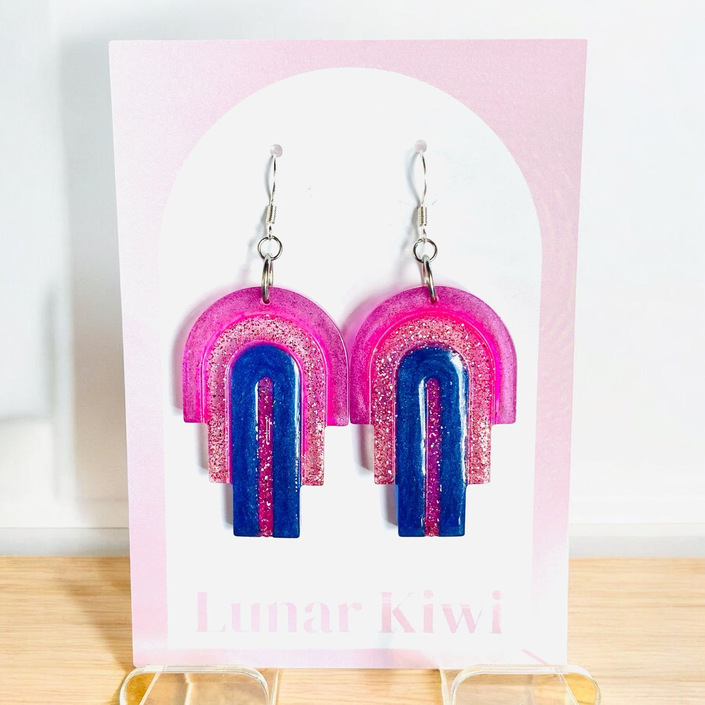 Spring Fusion Rainbow Earrings