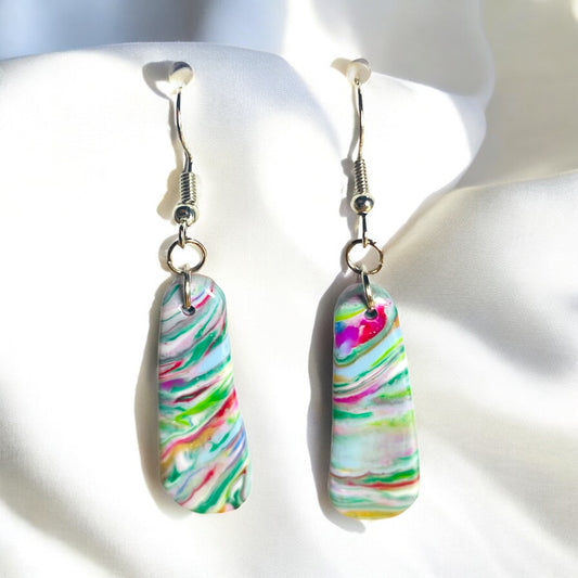 Rainbow Vortex Earrings